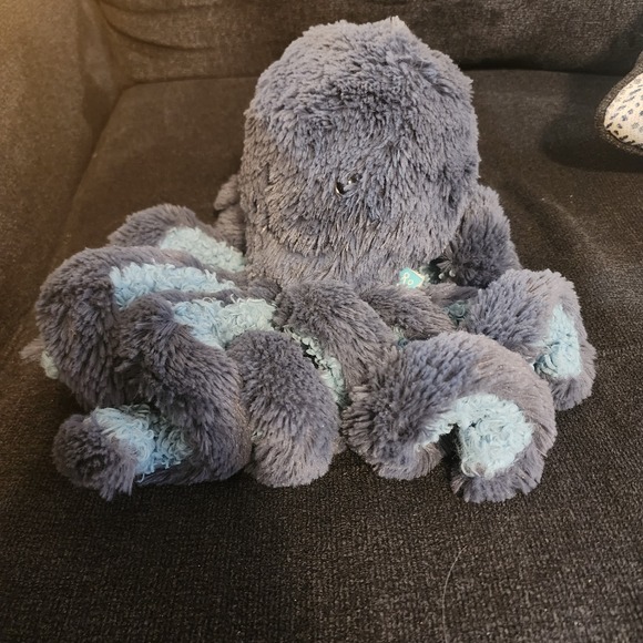 manhattan toy Other - MANHATTAN TOY COMPANY Octopus Navy Blue Plush‎ Soft EUC T6